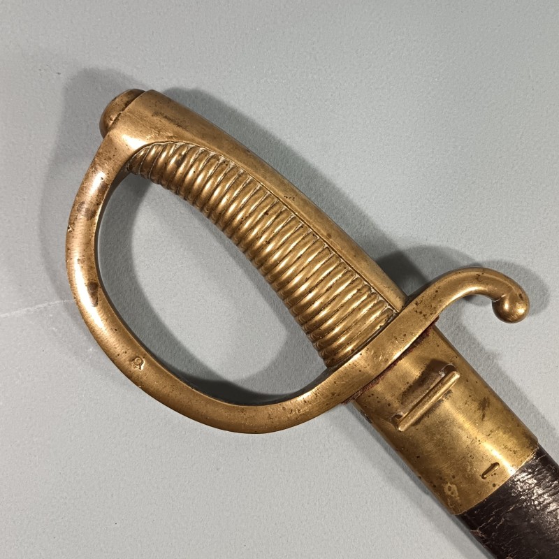SABRE BRIQUET INFANTERIE MODELE AN XI PREMIER EMPIRE ET SECOND EMPIRE LAME NON MARQUEE